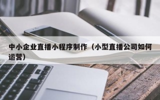 巢湖中小企业直播小程序制作（小型直播公司如何运营）