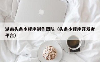 巢湖湖南头条小程序制作团队（头条小程序开发者平台）
